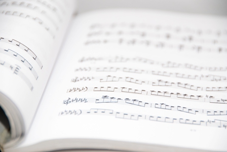 music notation book
